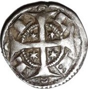 Maille anonymous Lille mint, Belgium, 1180-1220 reverse image