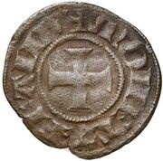 2 Mites - Louis II de Male, Belgium, 1375-1379 reverse image