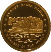 10 Won Sydney Opera House, North Korea, 2009 reverse image