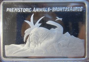 10 Won Brontosaurus, North Korea, 2010 reverse image