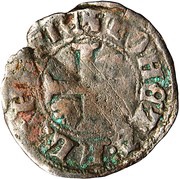 2 Mites - Philip the Good with FL, Belgium, 1427-1434 reverse image