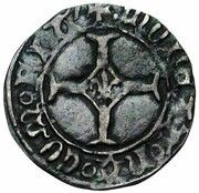 2 Mites - Charles the Bold, Belgium, 1467-1474 reverse image