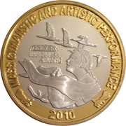20 Won Arirang Dancers, North Korea, 2010 reverse image
