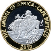 20 Won Cap Buffalo, North Korea, 2010 reverse image
