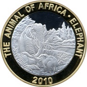 20 Won Elephant reverse image
