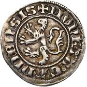 ¼ Groat - Louis I of Nevers obverse image