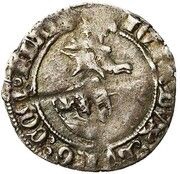 ¼ Groat "Braspenning" - John the Fearless obverse image