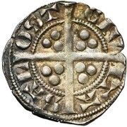 Sterling - Guy of Dampierre Eagle, Belgium, 1290-1292 reverse image