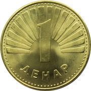 1 Denar magnetic reverse image