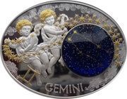 10 Denari Gemini reverse image