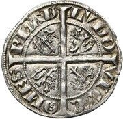 ½ Groat - Louis I of Nevers Aalst, Belgium, 1332-1334 reverse image
