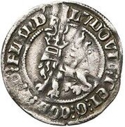 ½ Groat - Louis II de Male obverse image