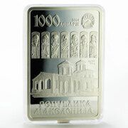 1000 Denars St. Cyril and Method; Silver Bullion obverse image