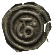 ¼ Penning obverse image