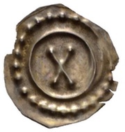¼ Penning, Norway, 1170-1205 obverse image