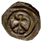 ¼ Penning, Norway, 1170-1205 reverse image