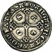 2 Sterlings - Margaret II of Constantinople, Belgium, 1269 reverse image