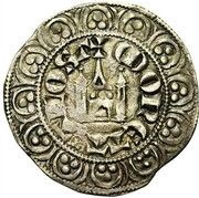 1 Groat - John of Namur, Regent, Belgium, 1302-1303 reverse image