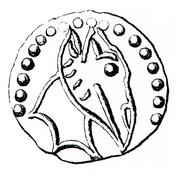 ½ Penning obverse image