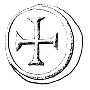 ½ Penning obverse image