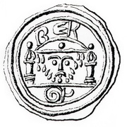 ½ Penning obverse image