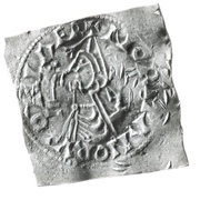 1 Penning - Olav Haraldsson obverse image
