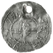 1 Penning, Norway, 1095-1110 reverse image