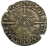1 Groat "Vierlander" - Charles the Bold, Belgium, 1467-1474 reverse image