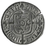 1 Skilling - Erik Valkendorf, Norway, 1510-1517 reverse image