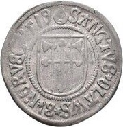 1 Skilling - Erik Valkendorf obverse image