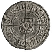 1 Skilling - Erik Valkendorf, Norway, 1510-1522 reverse image
