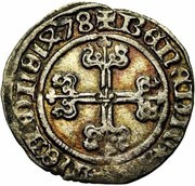 1 Groat - Mary of Burgundy, Belgium, 1478-1481 reverse image