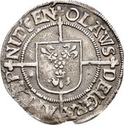 1 Skilling - Olav Engelbrektsson, Norway, 1523-1537 reverse image