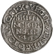 1 Skilling - Christian III, Norway, 1543-1546 reverse image