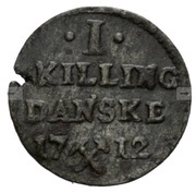 1 Skilling - Frederik IV, Norway, 1700-1712 reverse image