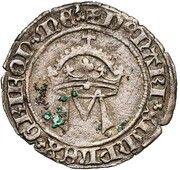 1 Groat "with M" - Philip the Handsome, Regency obverse image
