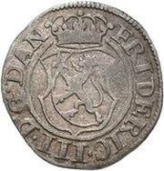 2 Skilling - Frederik III obverse image