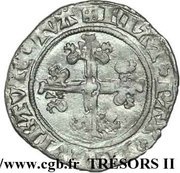 ½ Stiver "half vuurijzer"- Philip the Handsome, Regency Ghent Revolt, Belgium, 1489-1490 reverse image