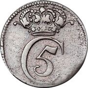2 Skilling - Christian V Grenailletype obverse image