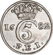 8 Skilling - Christian V obverse image