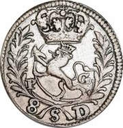 8 Skilling - Christian V, Norway, 1681-1689 reverse image