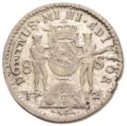 8 Skilling - Frederik IV Pattern, Norway, 1712 reverse image