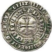 4 Sterlings "Silver Lion" - Louis II de Male, Belgium, 1366 reverse image
