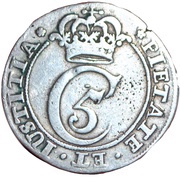 1 Mark - Christian V obverse image