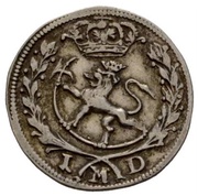 1 Mark - Christian V, Norway, 1681-1686 reverse image