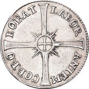 1 Mark - Christian V, Norway, 1684 reverse image