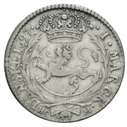 1 Mark - Christian V, Norway, 1692-1699 reverse image