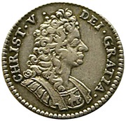 1 Mark - Christian V obverse image