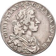 ¼ Speciedaler - Christian V obverse image