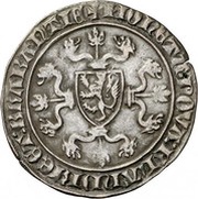 2 Groats "Rozebeker" - Philip the Bold, Belgium, 1384-1385 reverse image